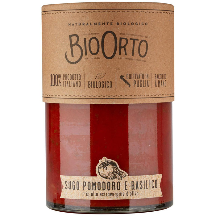 Bio Orto Organic Tomato & Basil Pasta Sauce 350G