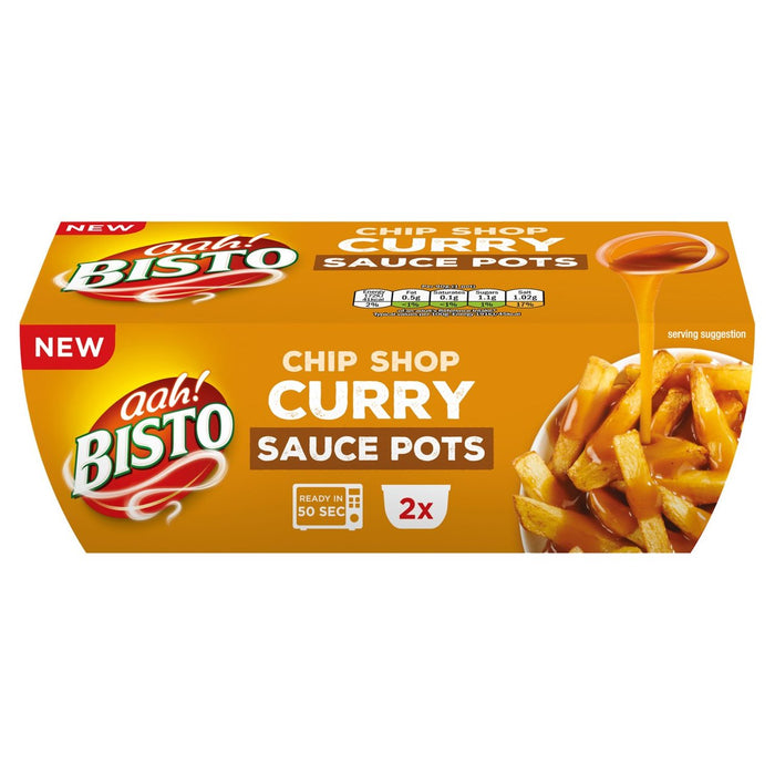 Bisto Chip Shop Curry Sauce Pots 2 x 90g