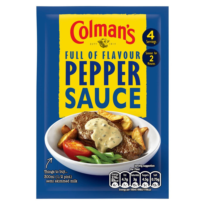 Mélange de sauce au poivre de Colman 40g