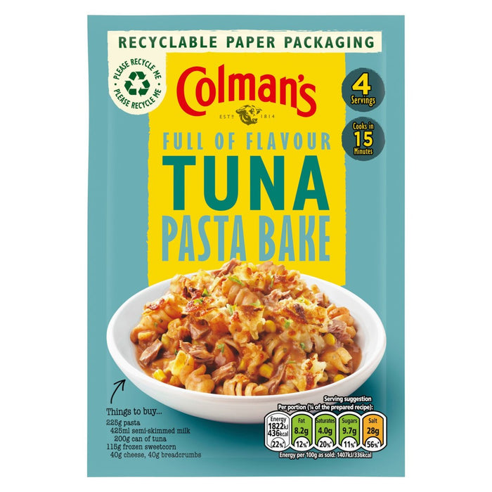 Colmans Thunfischnudel -Backrezept -Mix 44g