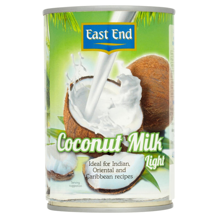 Light de lait de coco à l'extrémité est 400 ml