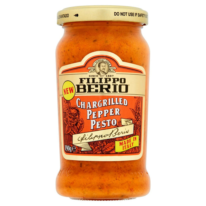 Filippo Berio Chargrilled Pepper Pesto 190g