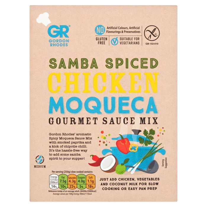 Gordon Rhodes Samba Spiced Chicken Moqueca 75G