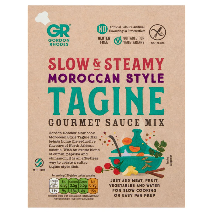 Gordon Rhodes lento y humeante Tagine de estilo marroquí 75g