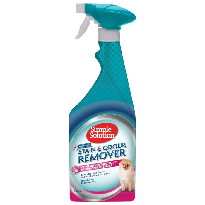 Solución simple Dog Spring Breeze Tain & Odor Remover 750ml