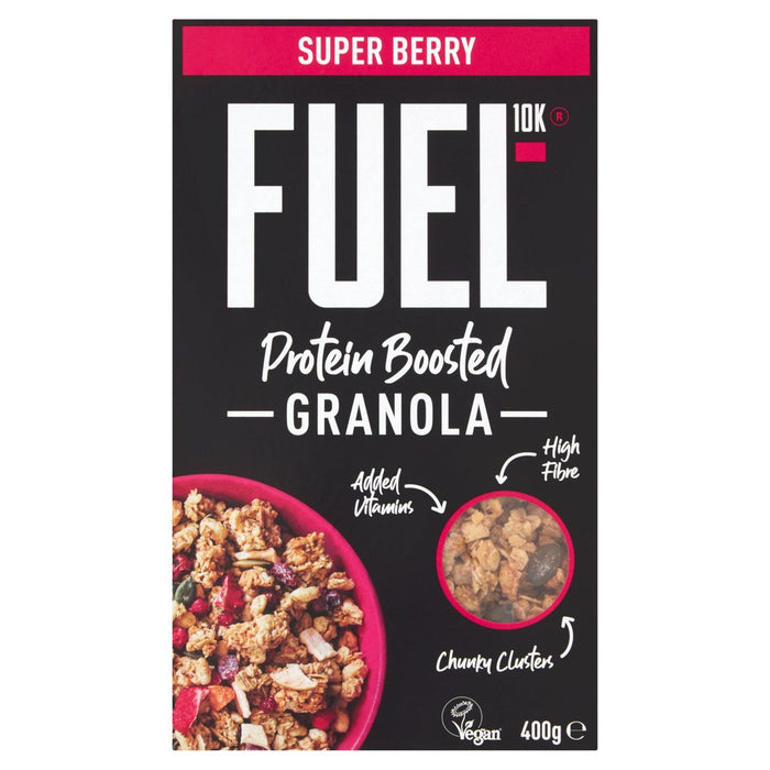 Combustible de 10k granola de fruta cargada 400 g