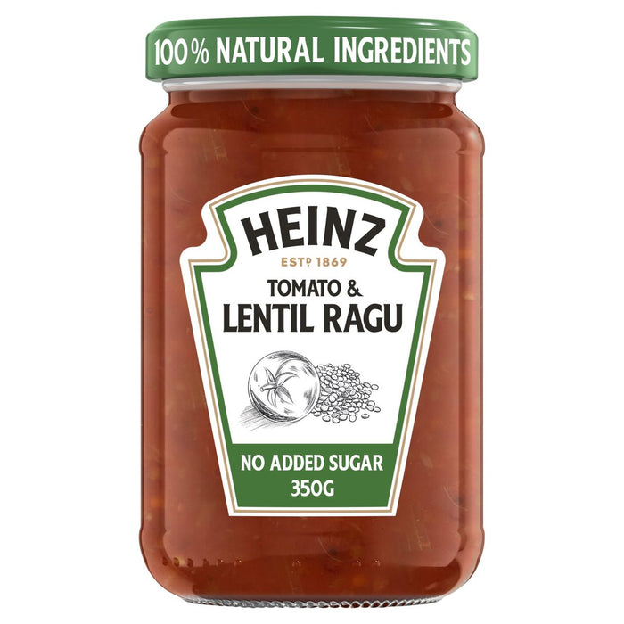 Heinz Tomato & Lentil Ragu Pasta Sauce 350G