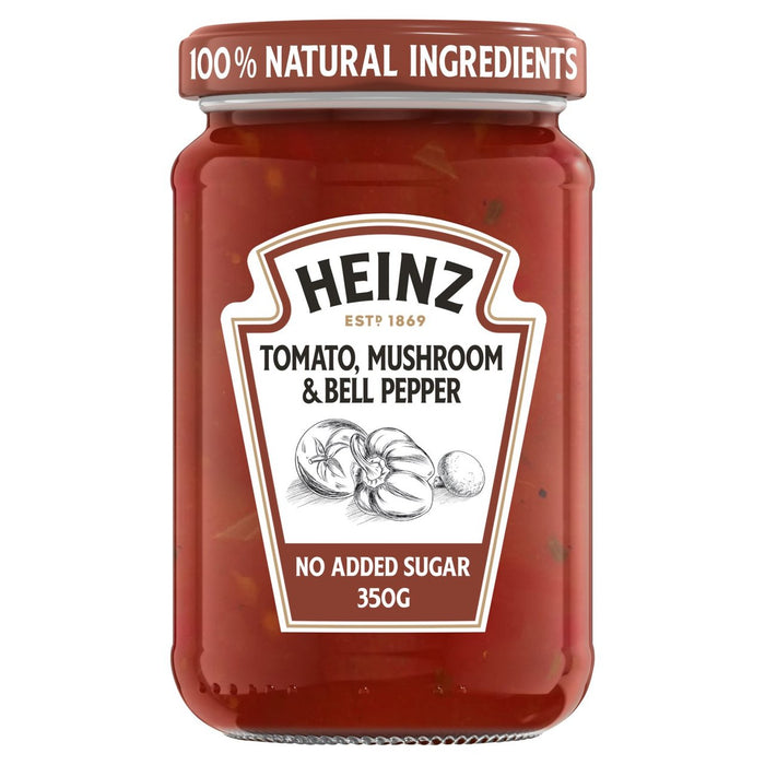 Heinz Tomato Sause de champiñones y pimienta 350g