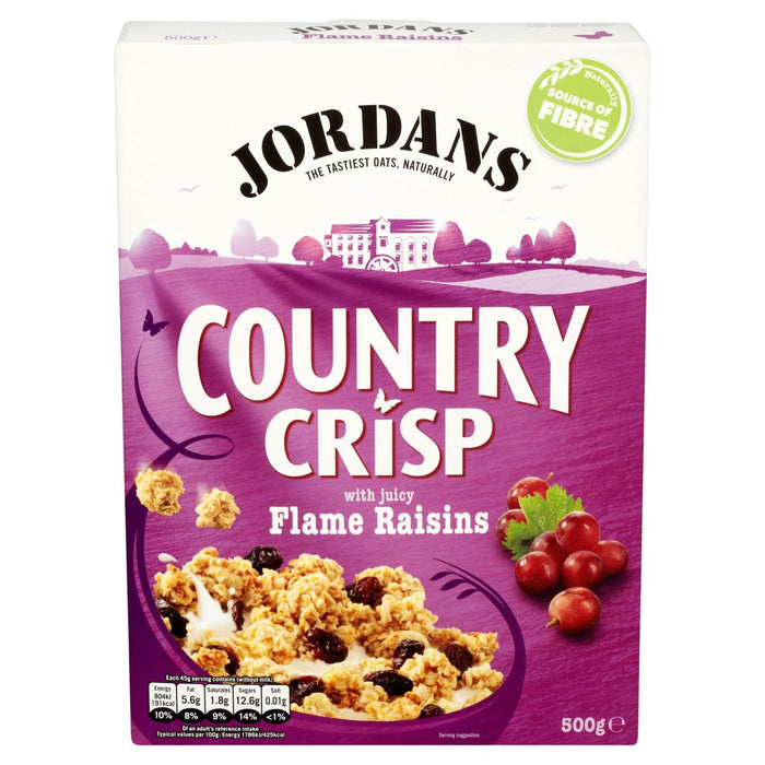 Jordans Country Crisp with Raisins Cereal 500g