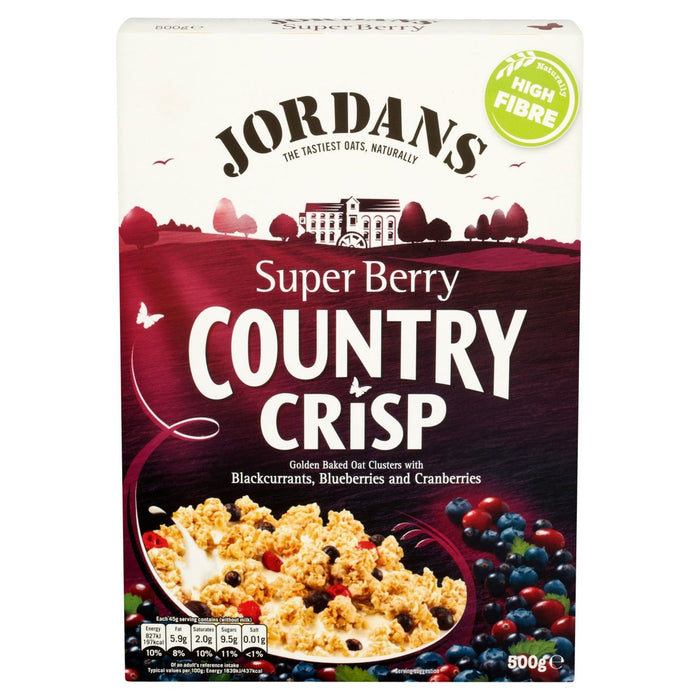 Jordans Super Berry Country Crisp Cereal 500G