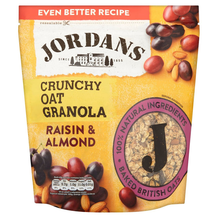 Jordans Crunchy Müsli mit Rosinen & Mandeln 750G