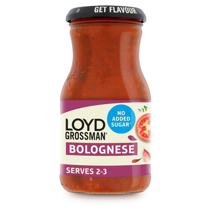 Loyd Grossman Bolognese pas de sucre ajouté 350g