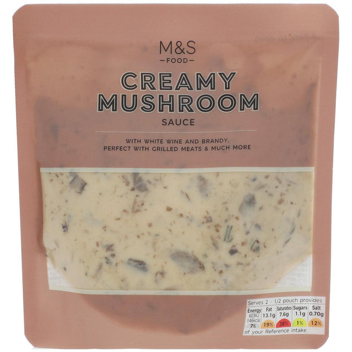 M&S cremosa salsa de champiñones 200g