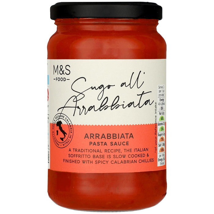 M&S Hecho en Italia Arrabbiata Sasa de pasta 340G