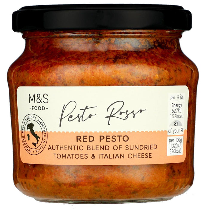 M&S fabriqué en Italie Red Pesto 190G