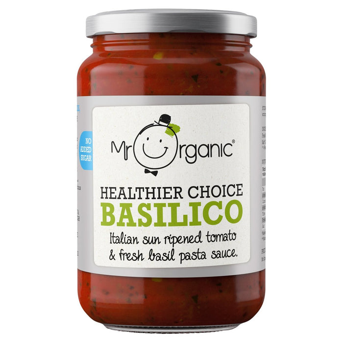 Mr Organic Basilico Pasta Sauce Family Size 660g