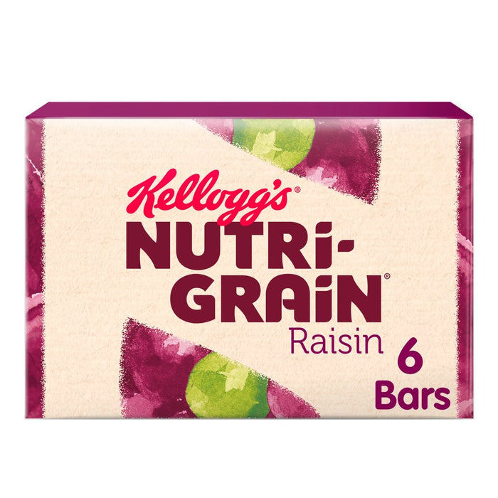 Kelloggs Nutri-Grain-Raising Bars Raisin Bakes 6 x 45 g