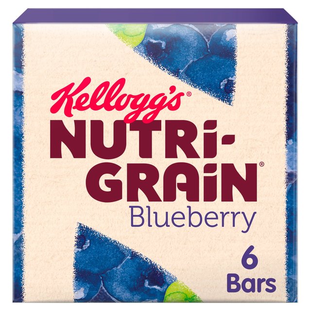 Kelloggs Nutri-Grain Blueberry 6 x 37g