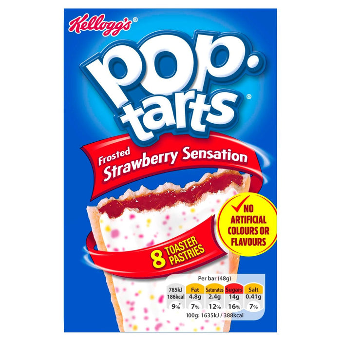 Kellogg's Pop Tarts Frosted Strawberry Sensation 8 x 48 g 