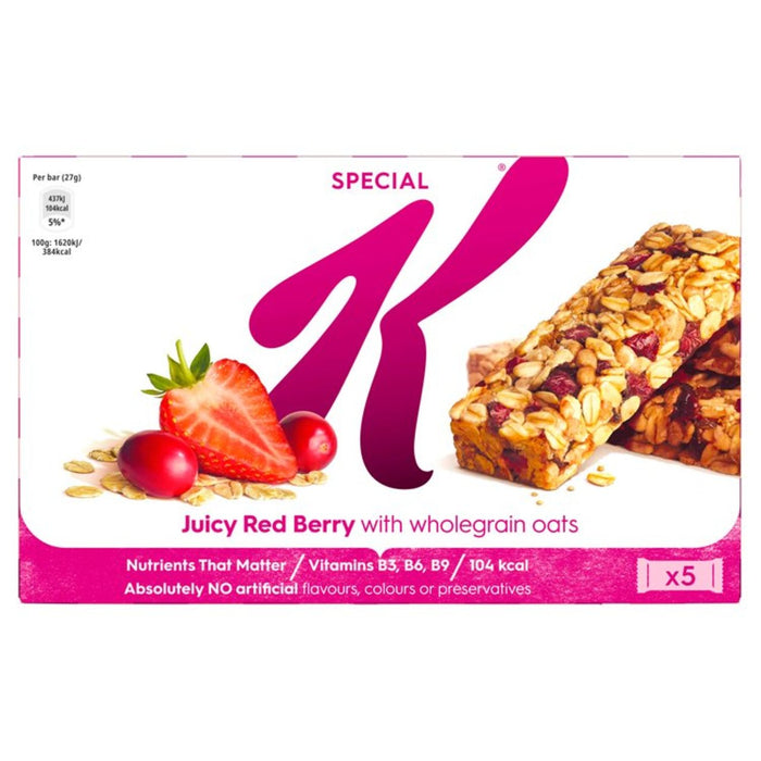 Kellogg's Special K Juicy Red Berry Bar 5 x 27G