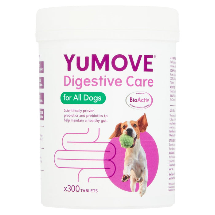 Yumove Dog Digestive Health Probiotics Supplement 300 Tabletten