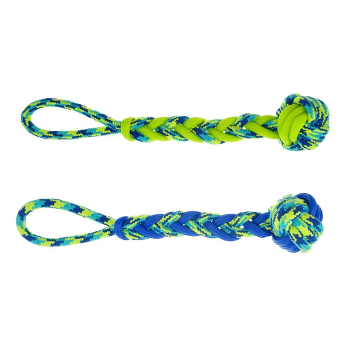 Zeus K9 Fitness Rope & TPR Ball Tug Tug Dog Toy