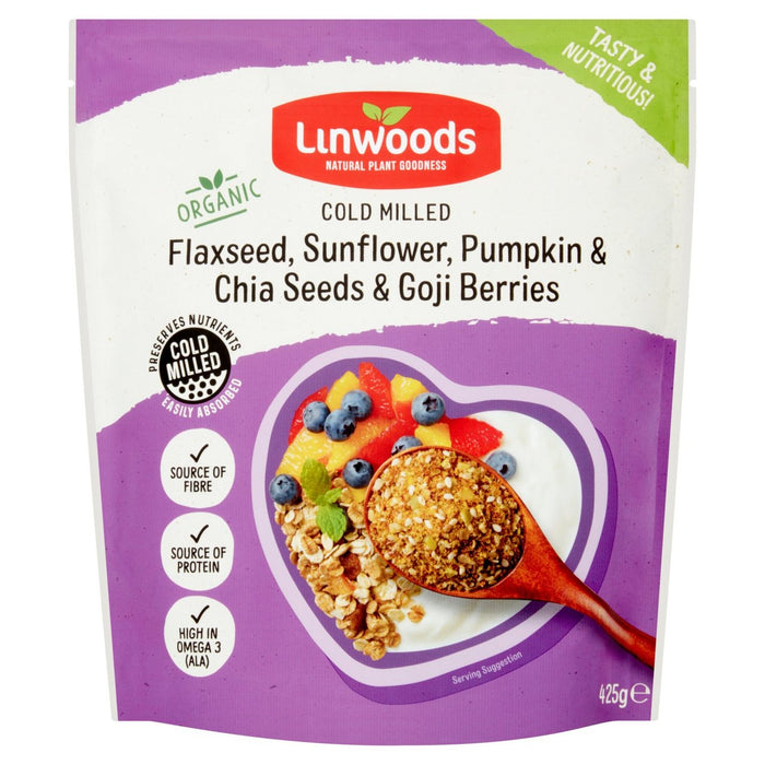 Linwoods Milled Flax, Sunflower, Pumpkin, Chia Seeds & Goji Berries 425g