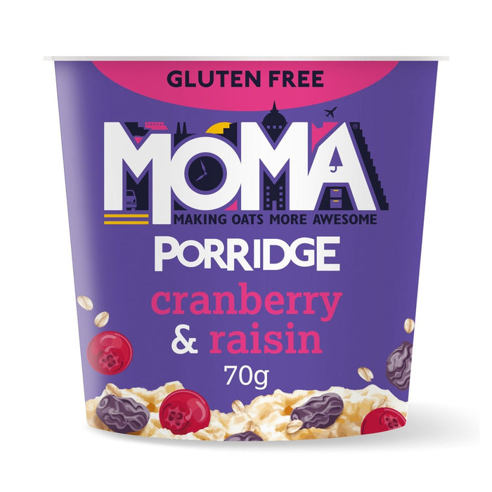 Moma Cranberry & Raisin Porridge 70g