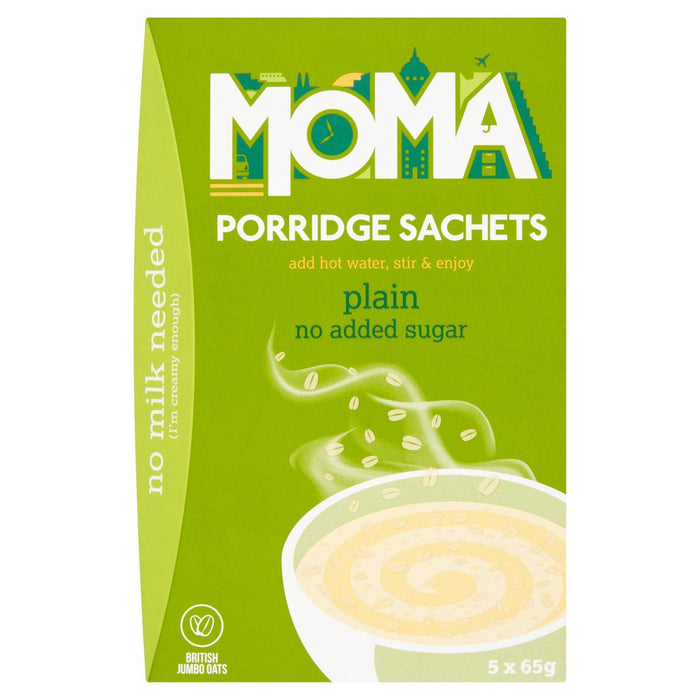 Gachas sin gluten de moMA sin azúcar agregado 5 x 65g