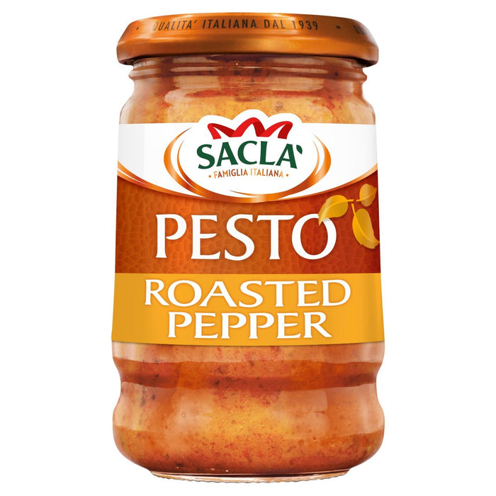 Sacla 'pesto de pimienta asada 190g