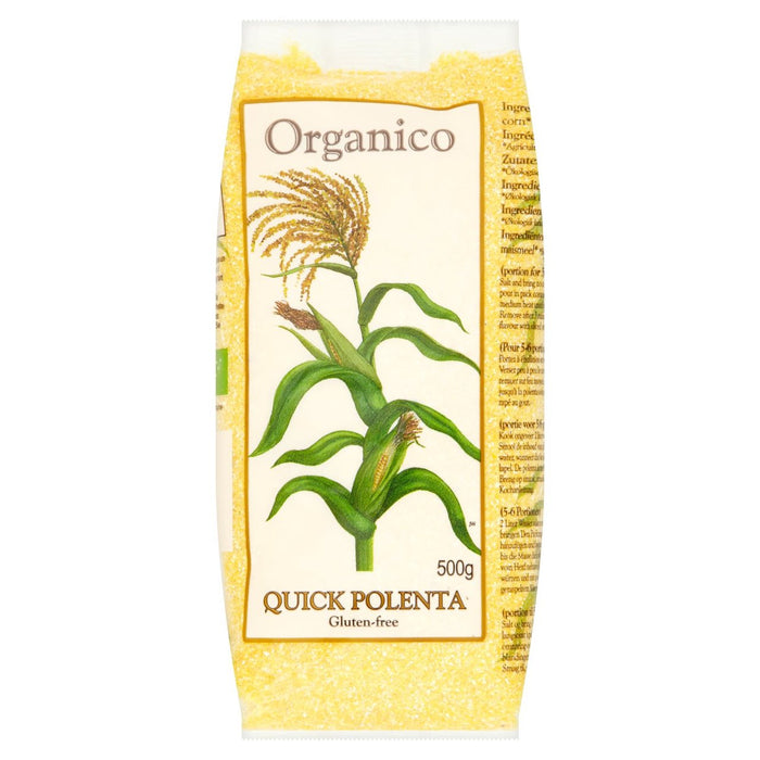 Organico Polenta Rápida Ecológica Sin Gluten 500g 