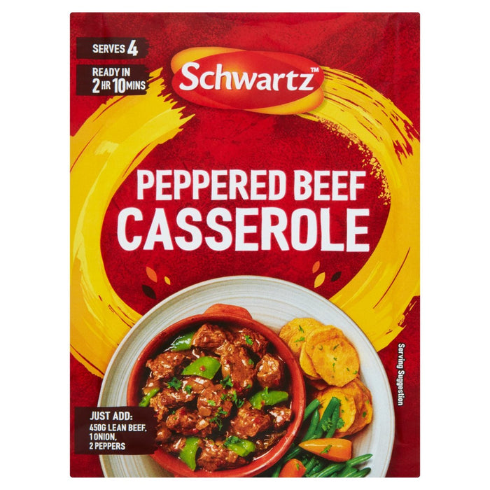 Cazuela de carne de res psado de schwartz 40g