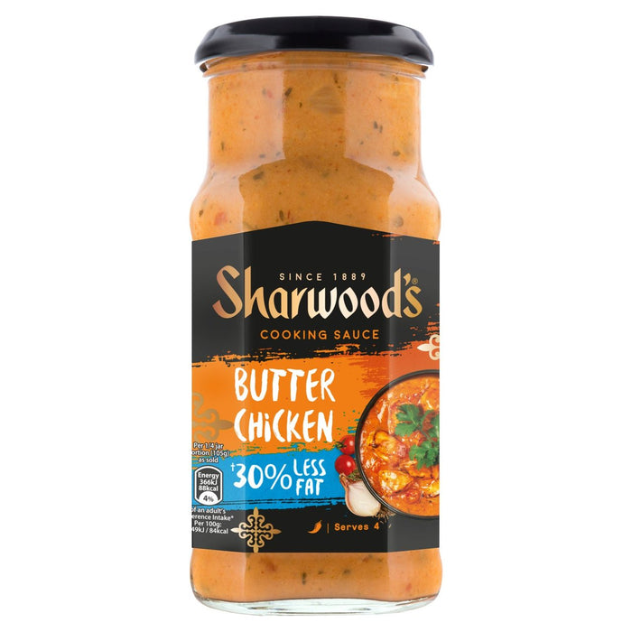 Sharwood's Butter Chicken 30% Less Fat Cooking Sauce 420g