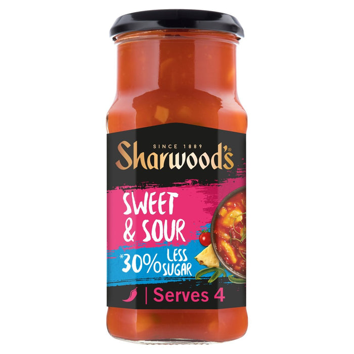 La sauce de cuisson de sucre aigre-douce de Sharwood a réduit 425G