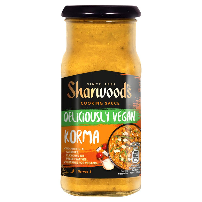 Sharwoods veganer Korma Kochsauce 420G