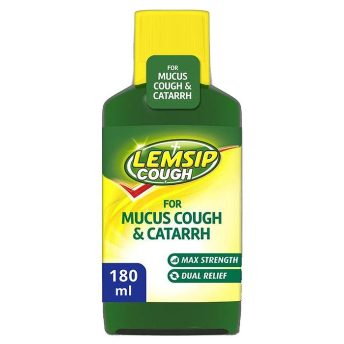 Lemsip -Husten für Schleimhusten & Katarrh 180 ml