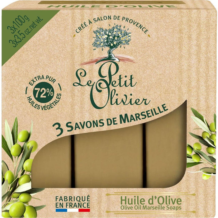 Le petit olivier oliva aceite marsella jabones 3 x 100g