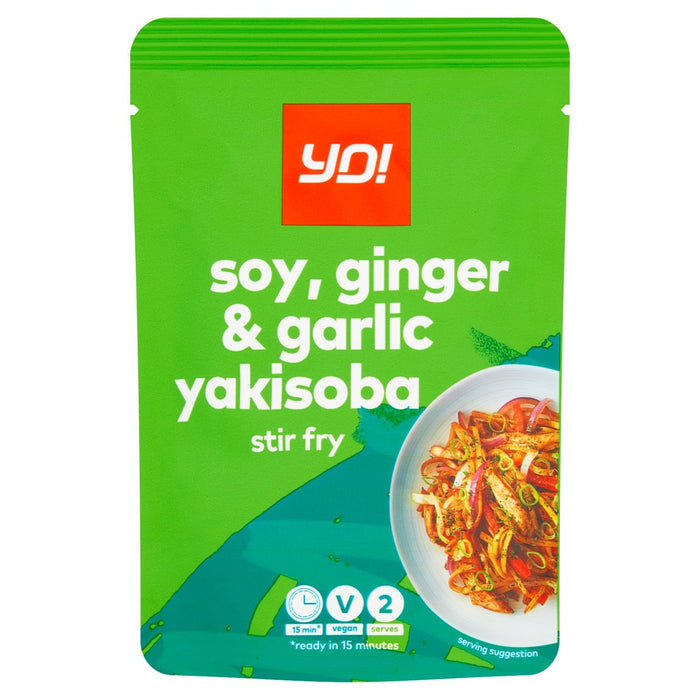 Yo! Gingembre de soja et yakisoba à l'ail 100g