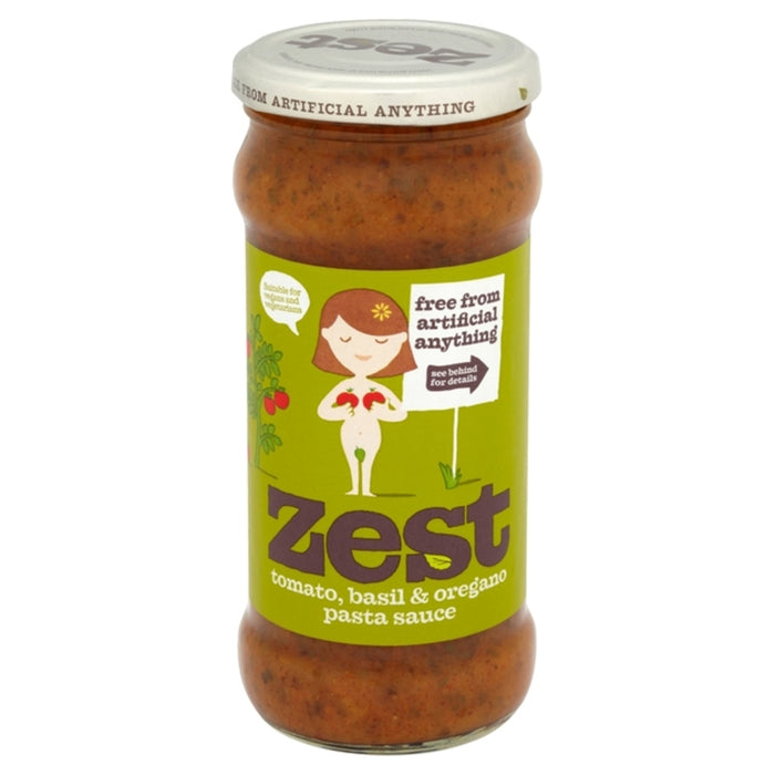 Zest Tomato Basil & Oregano Pasta Sauce 340g