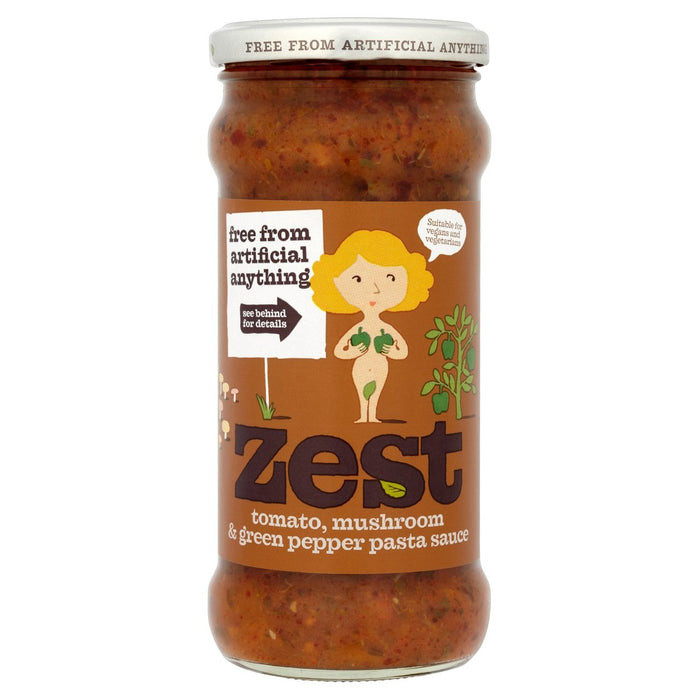 Zest Tomate Mushroom & Green Pepper Pasta Sauce 340G