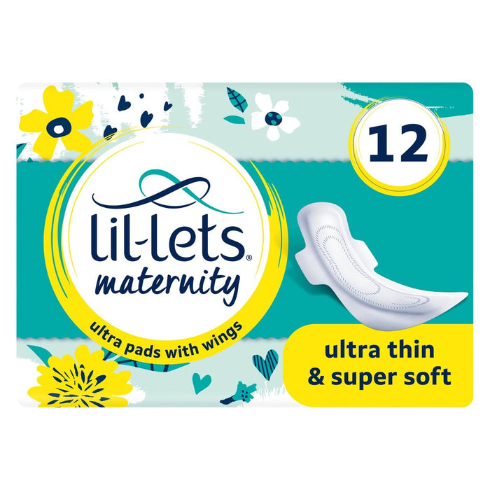 Lil-Lets Maternity Ultra Pads 12 per pack - Special Offer