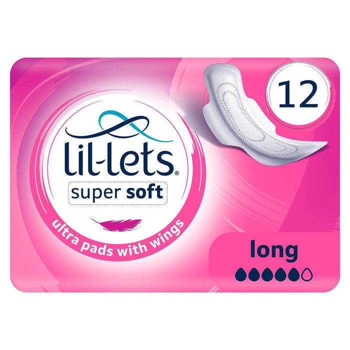 Lil-Lets Soft Pads Long 12 per pack