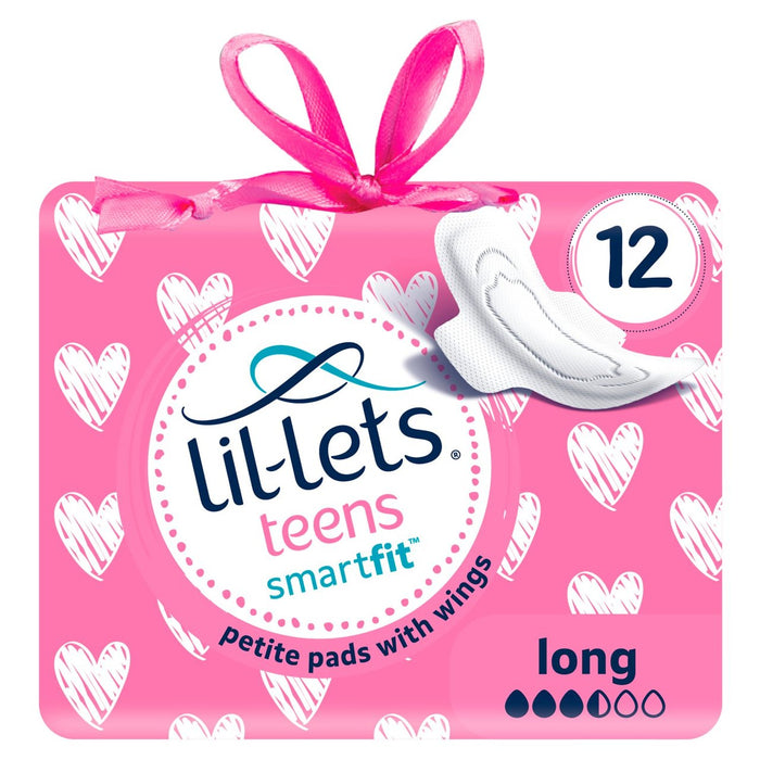 Lil-lets adolescents longs serviettes 12 par paquet