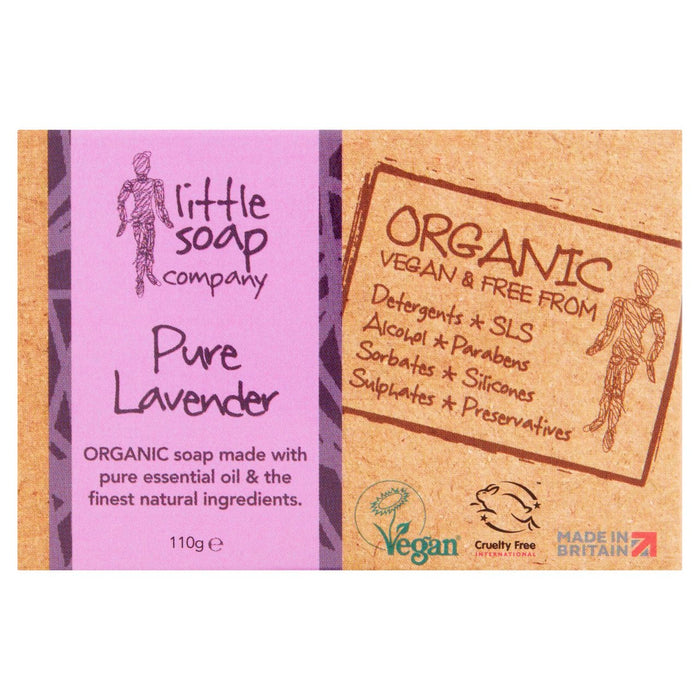 Little Soap Company Organic Bar Soap Lavender 110g