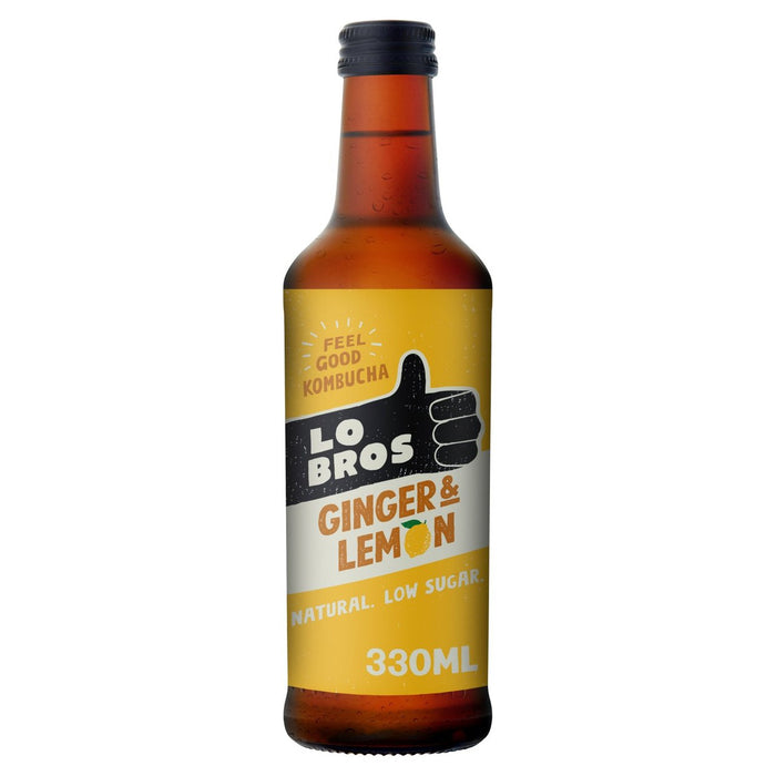 Lo Bros Ginger & Lemon 330ml