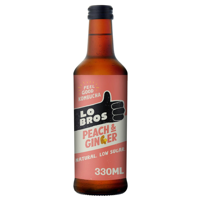 Lo Bros Peach & Ginger 330 ml