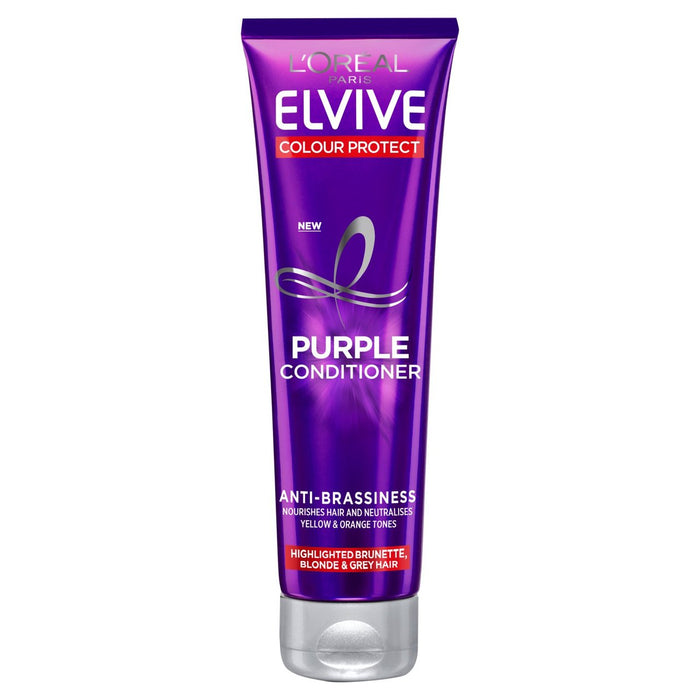 L'Oreal Elvive Color Protect contra el acondicionador morado anti -Brassiness 150ml