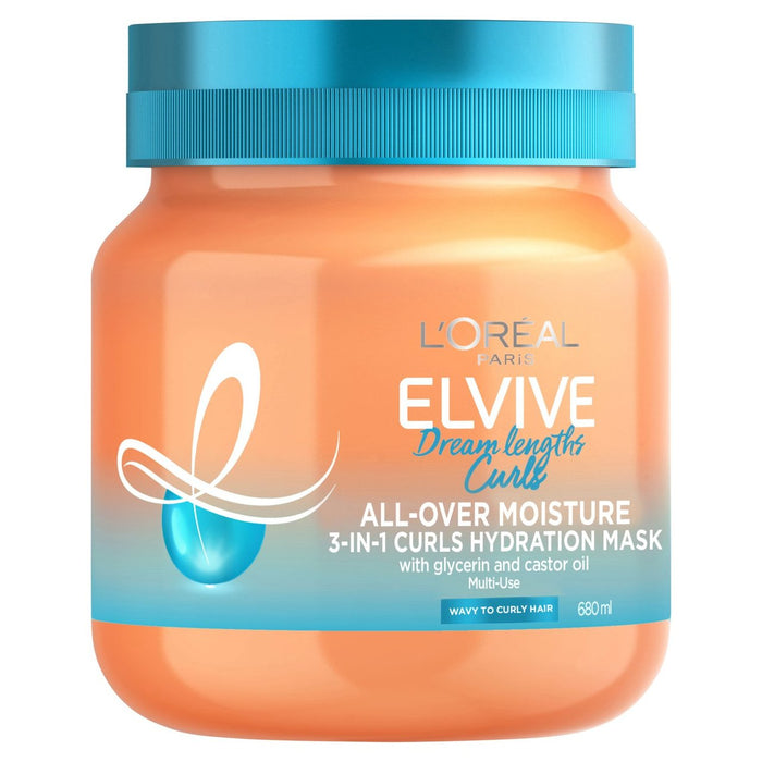 L'Oréal Elvive Dream Longs 3 in 1 Curls Hydratation Mask 650ml