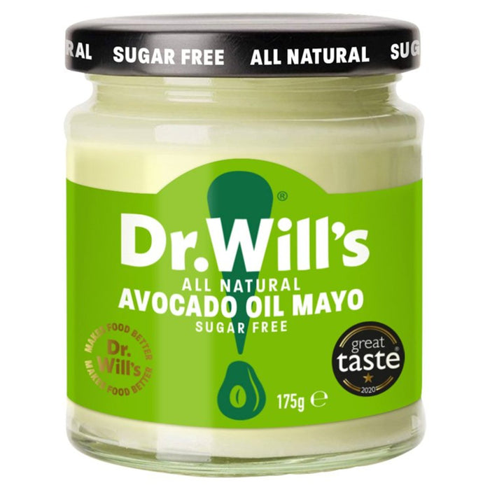 Mayonnaise de l'huile d'avocat du Dr Will 175G