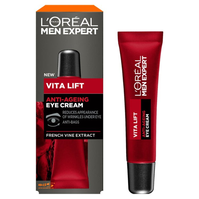 L'Oreal Männer Experte Vita heben Anti -Aging -Augencreme 15 ml